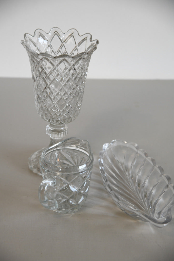 Glass Celery Vase Dish