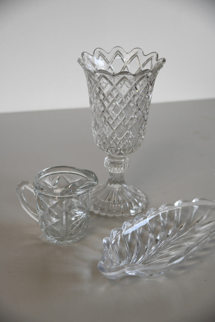 Glass Celery Vase Dish