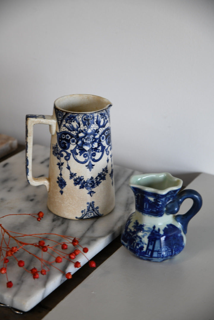 Blue & White Jugs