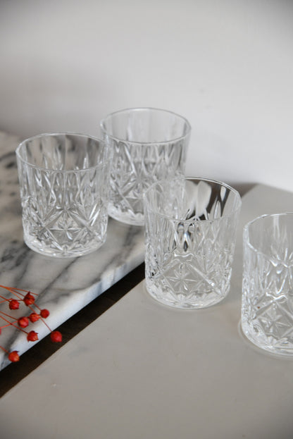 4 Glass Tumblers