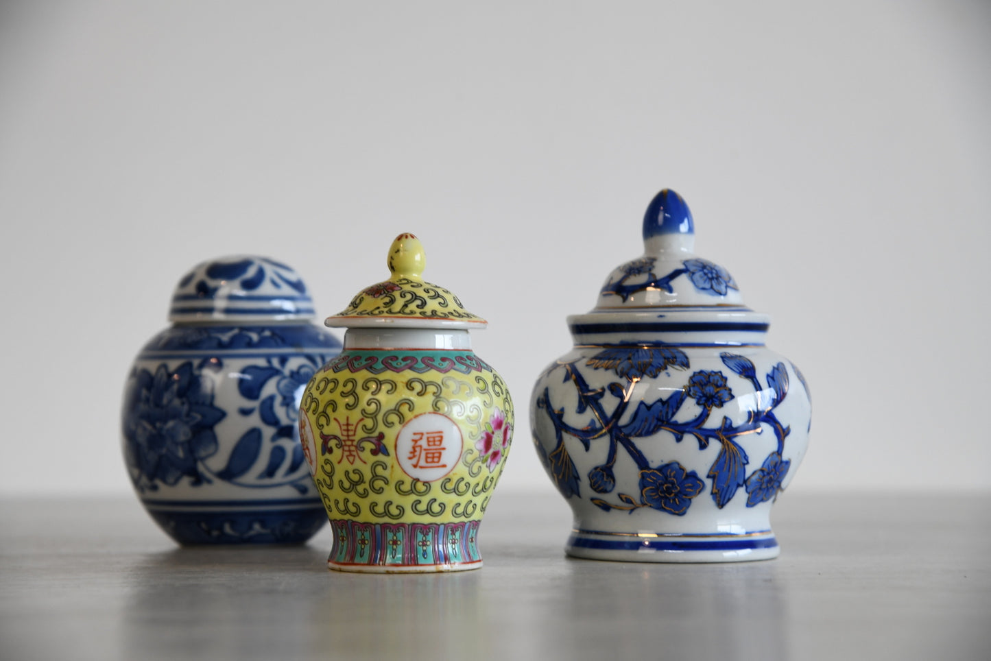 3 Vintage Chinese Jars