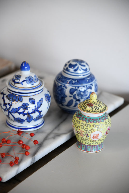 3 Vintage Chinese Jars