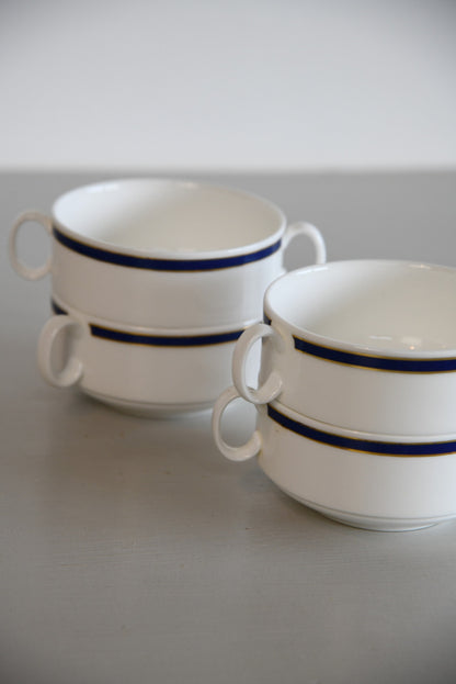 4 Royal Doulton Soup Bowls