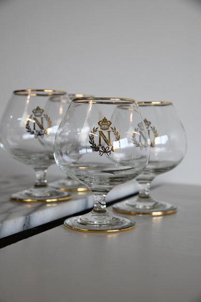 4 Napoleon Brandy Snifter