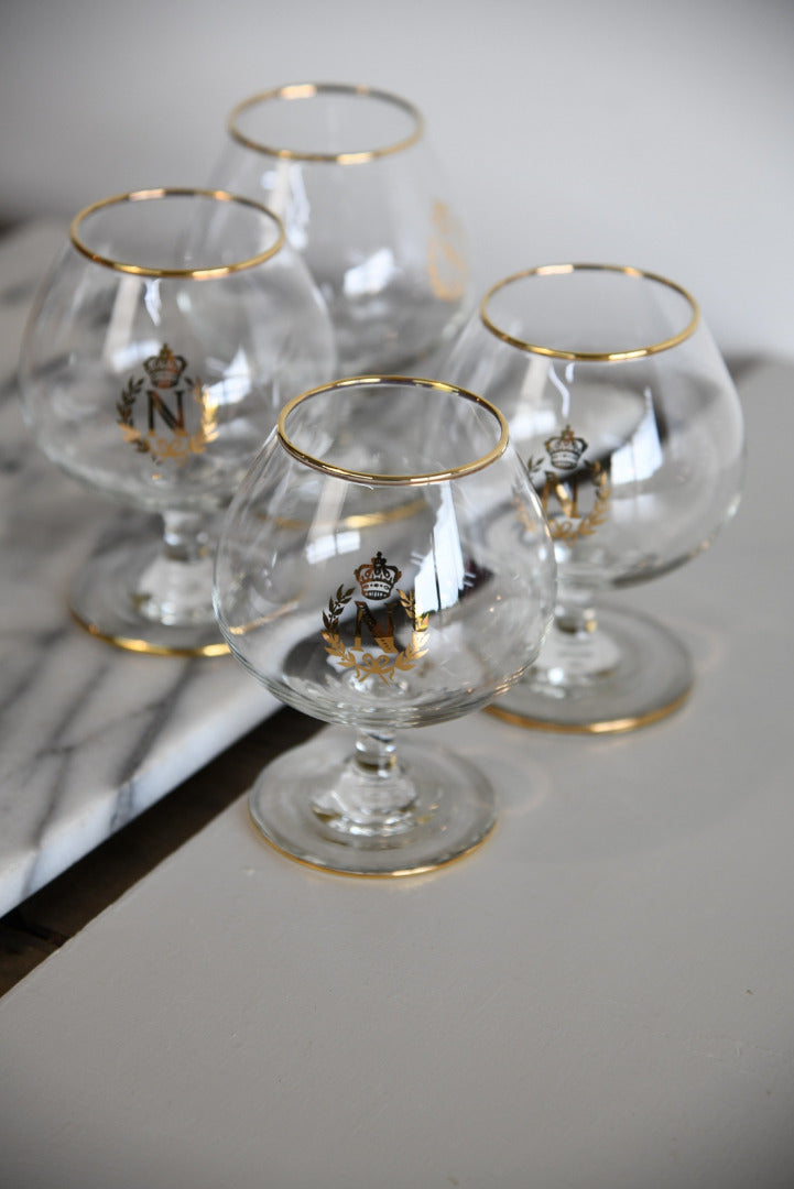 4 Napoleon Brandy Snifter