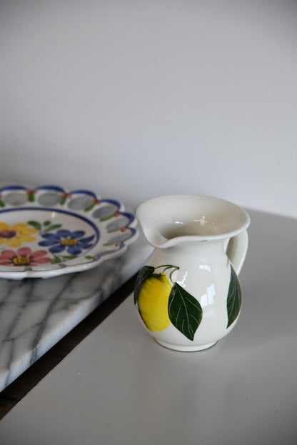 Pottery Plate & Jug