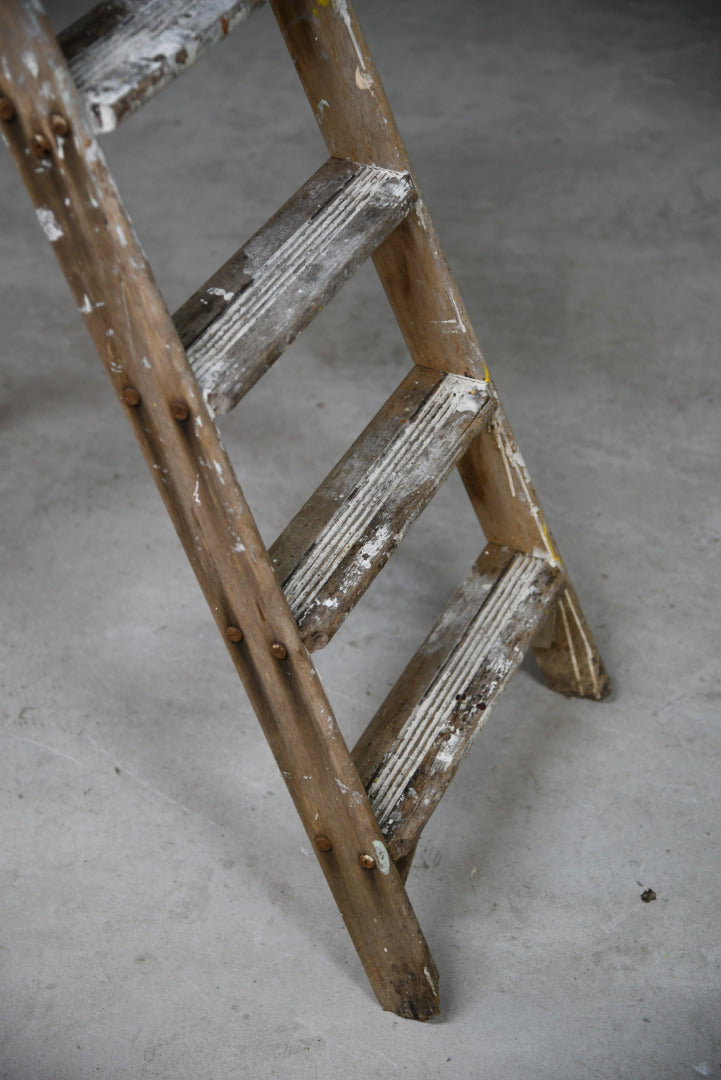 Vintage Wooden Small Step Ladders