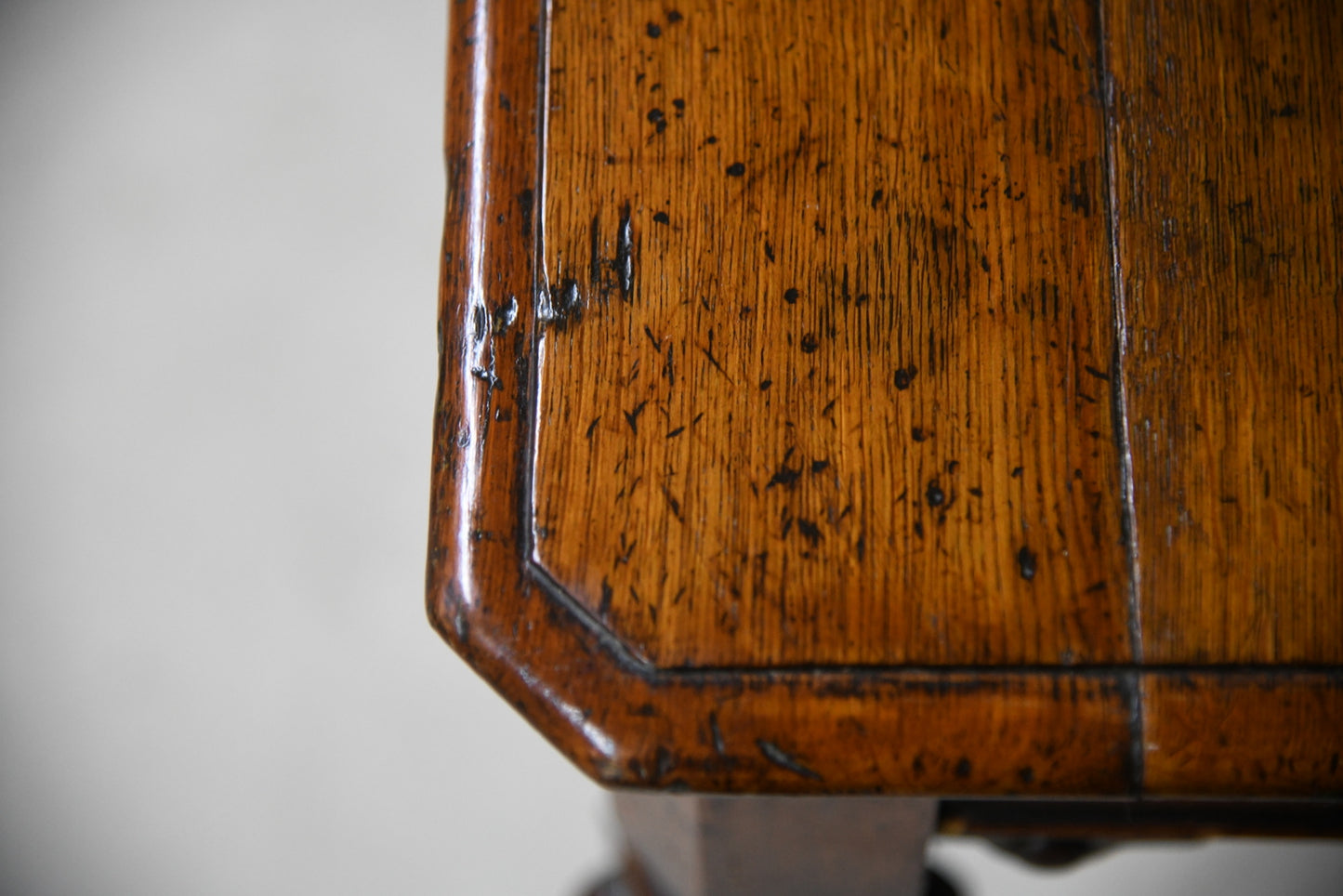 Antique Victorian Oak Hall Table