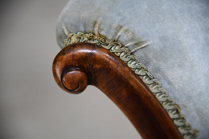 Victorian Rosewood Occasional Chair