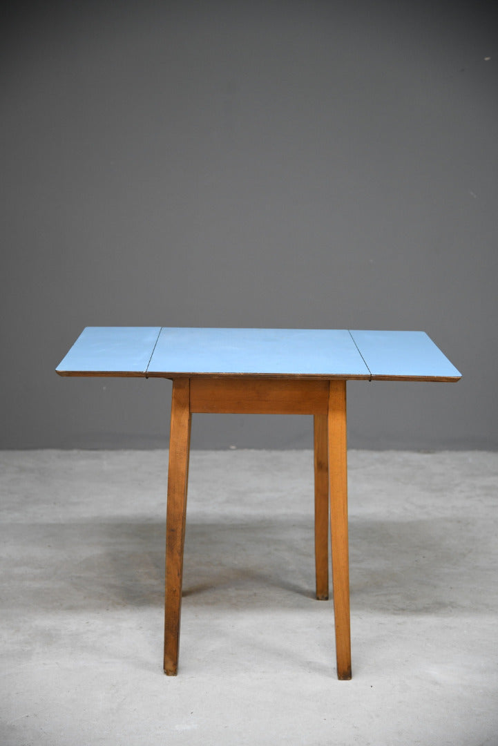 Blue Formica Retro Kitchen Table