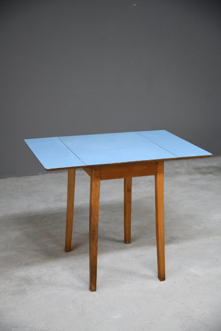 Blue Formica Retro Kitchen Table