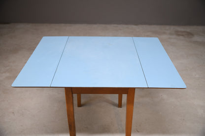 Blue Formica Retro Kitchen Table