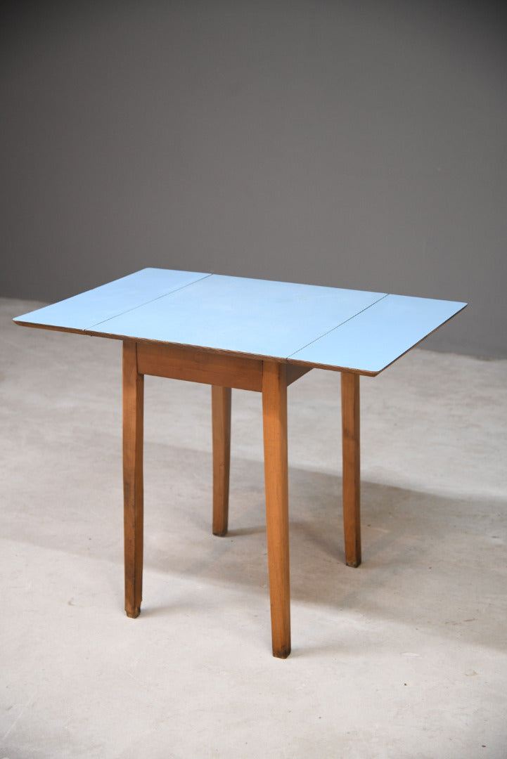 Blue Formica Retro Kitchen Table