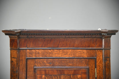 Georgian Oak Corner Cupboard