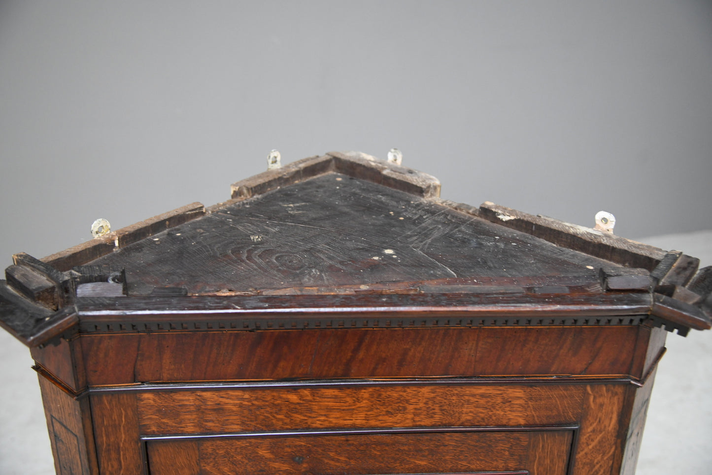 Georgian Oak Corner Cupboard