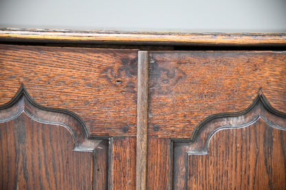 Converted Antique Oak Coffer