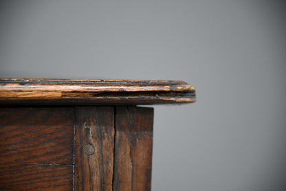 Converted Antique Oak Coffer