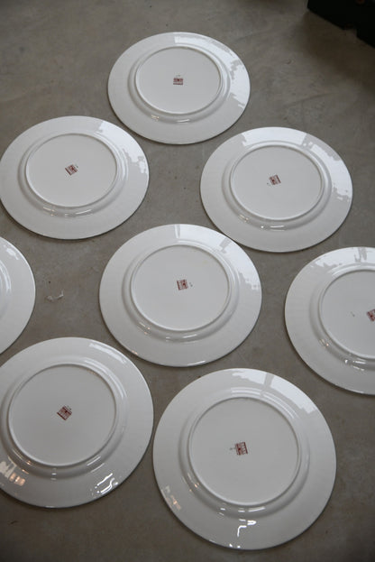 8 Royal Stafford Blossom China Dinner Plates