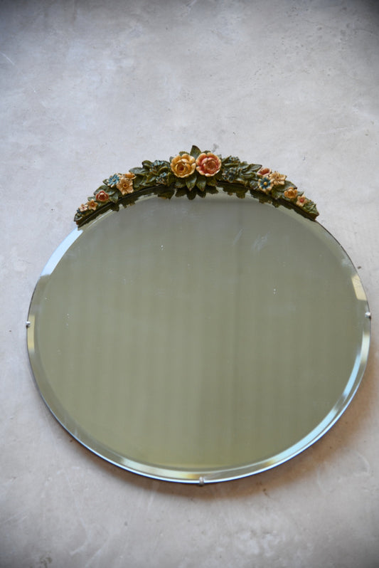 Large Vintage Barbola Style Mirror