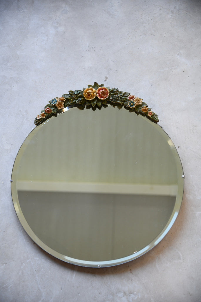Large Vintage Barbola Style Mirror