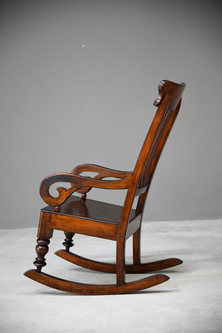 Victorian Mahogany Rocking Chair