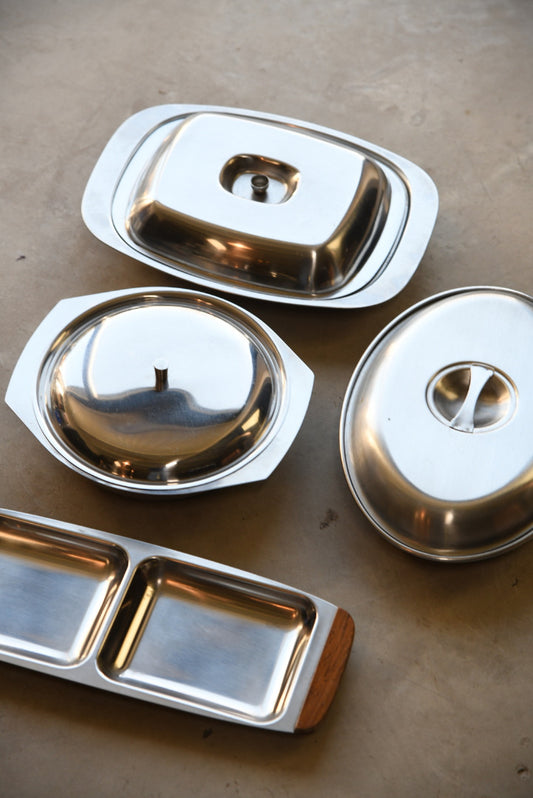 Collection Retro Stainless Steel Kitchenware