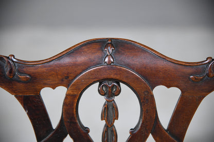 Georgian Mahogany Carver Chair