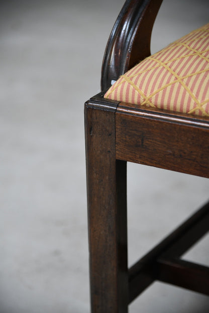 Georgian Mahogany Carver Chair