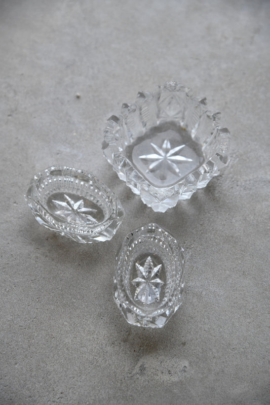Vintage Glass Table Salts