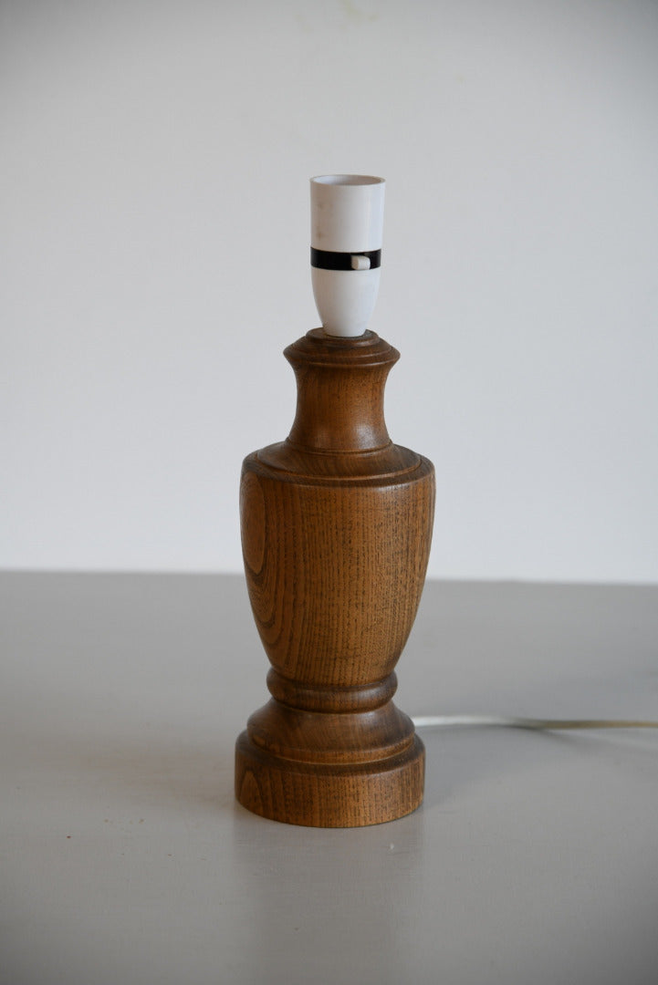 Turned Wooden Table Lamp