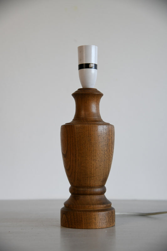 Turned Wooden Table Lamp