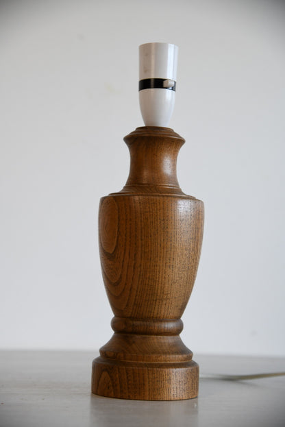 Turned Wooden Table Lamp