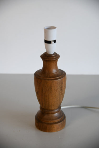 Turned Wooden Table Lamp