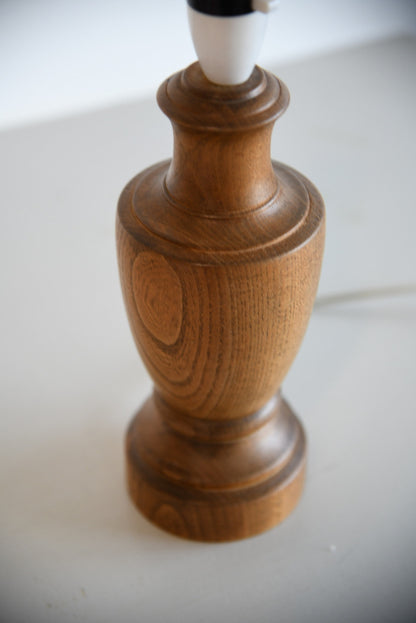 Turned Wooden Table Lamp