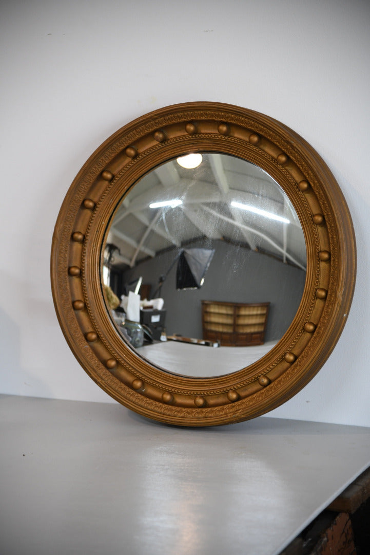 Gilt Convex Wall Mirror