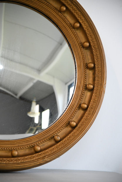 Gilt Convex Wall Mirror