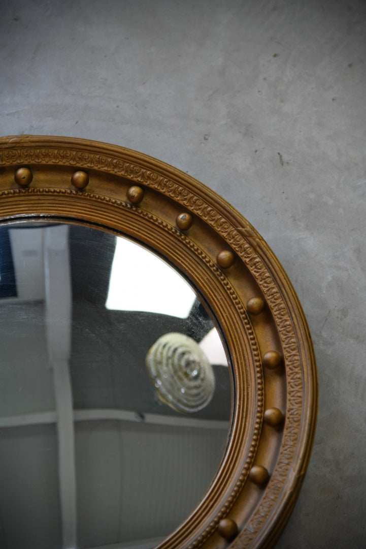 Gilt Convex Wall Mirror