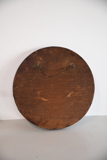 Victorian Round Rosewood Mirror