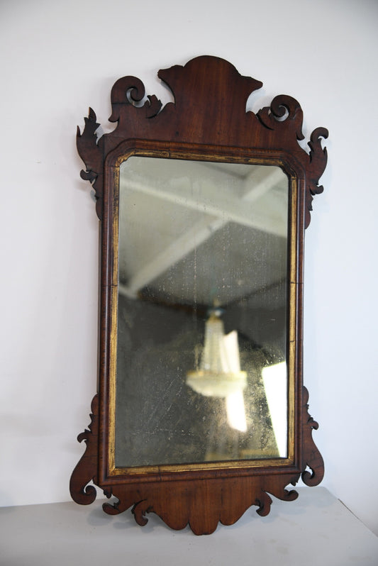 Georgian Style Mahogany Mirror