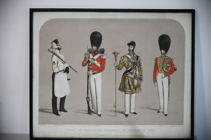 Costumes of the First or Grenadier Regiment