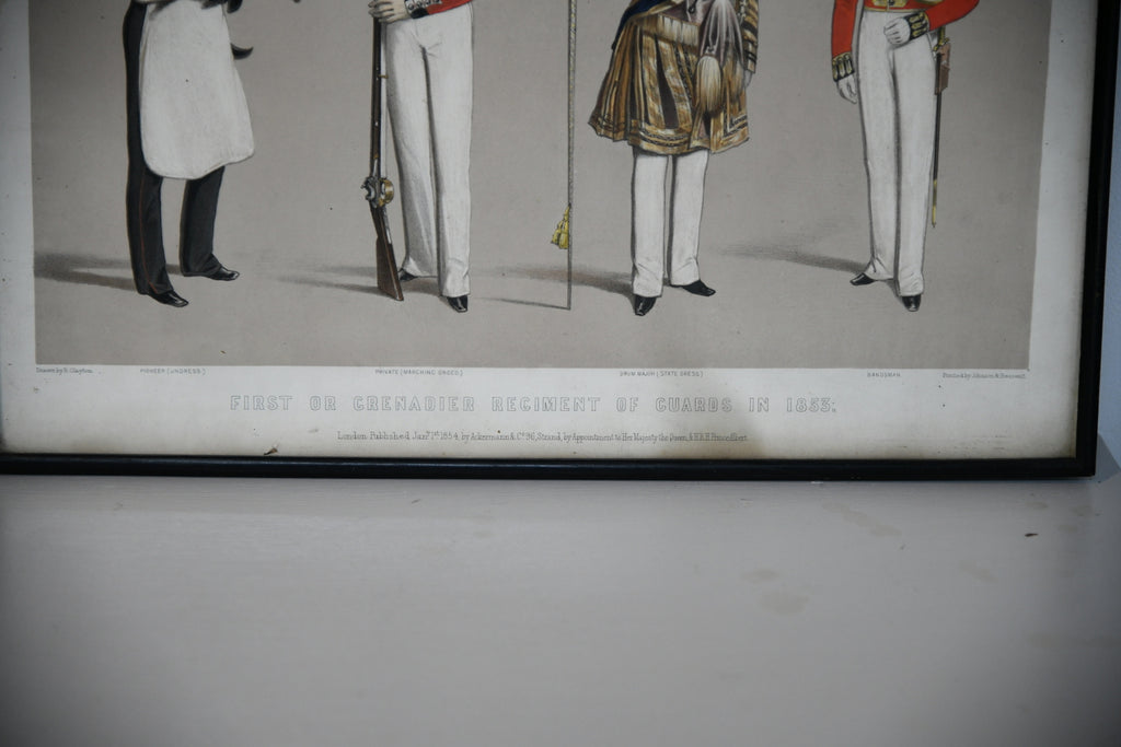 Costumes of the First or Grenadier Regiment