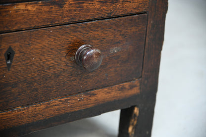 Antique Oak Mule Chest