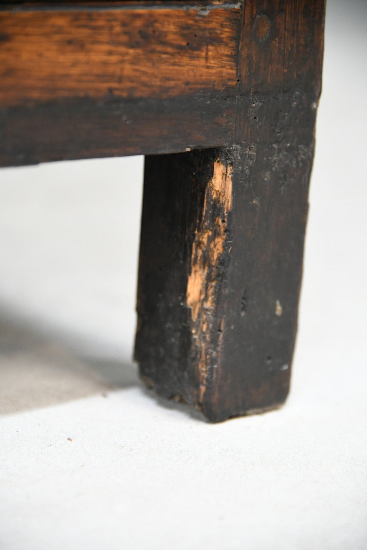 Antique Oak Mule Chest