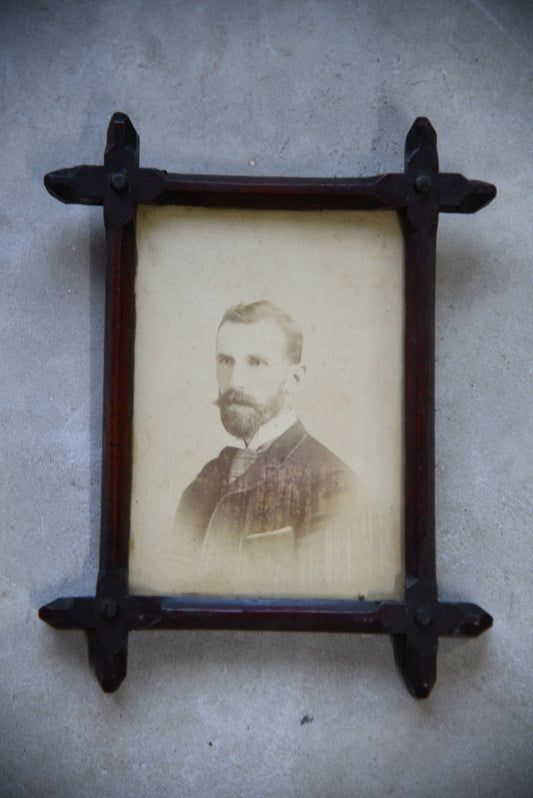 Late Victorian Portrait in Oxford Frame