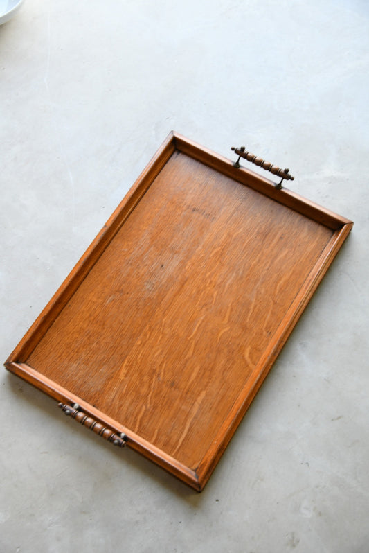 Large Oak Serving Tray