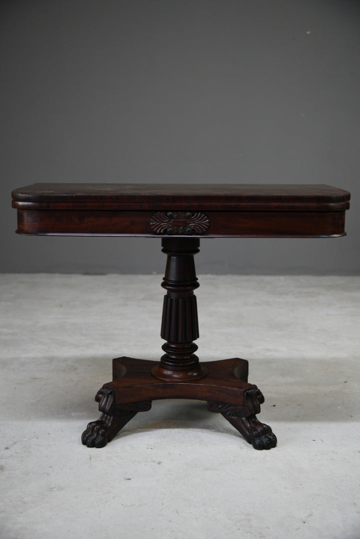 William IV Mahogany Tea Table