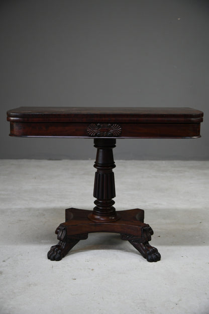 William IV Mahogany Tea Table