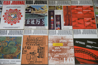 RIBA Journal 12 Issues 1965