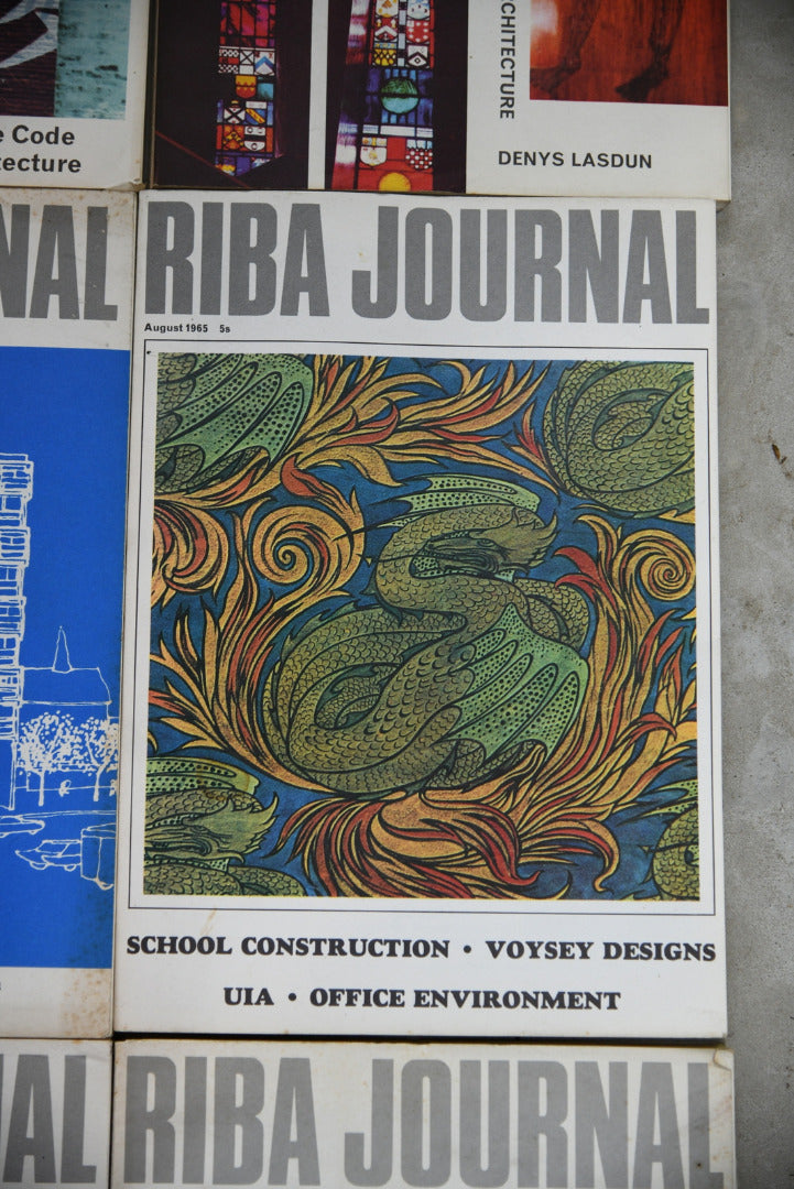 RIBA Journal 12 Issues 1965