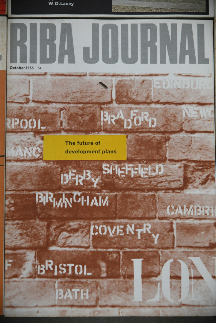 RIBA Journal 12 Issues 1965